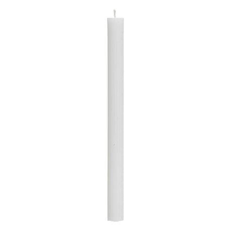 Lumânări neparfumate Atmosphera Demi, 2 bucăți, Cină, 26 cm, Alb
