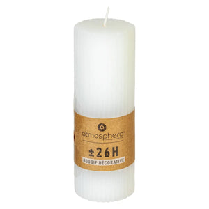 Lumânare neparfumată Atmosphera Demi, Rotundă, 5x14 cm