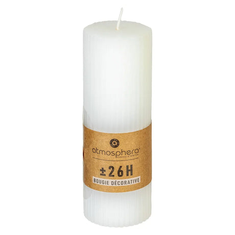 Lumânare neparfumată Atmosphera Demi, Rotundă, 5x14 cm