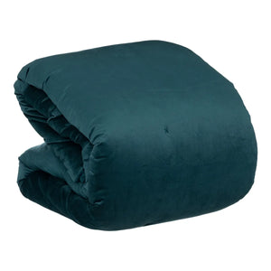 Șezlong Atmosphera Jiling, Velur, 240x260 cm, Albastru/Verde