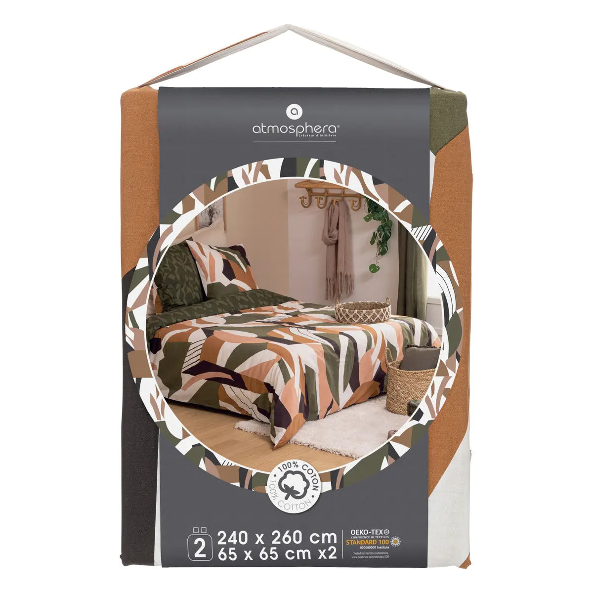 Lenjerie de pat Atmosphera Arik, bumbac, 260x240 cm