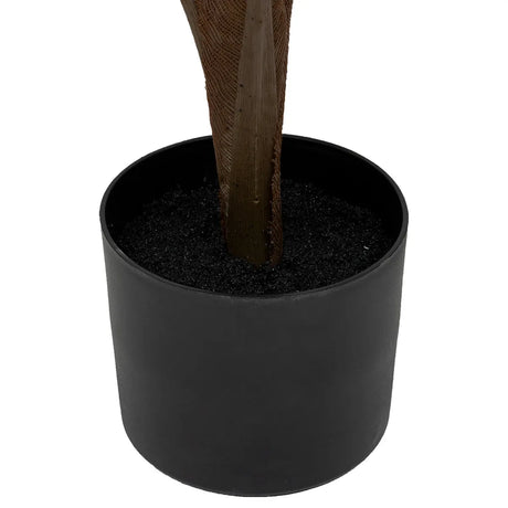 Plantă artificială Atmosphera din bambus, palmier, 120 cm