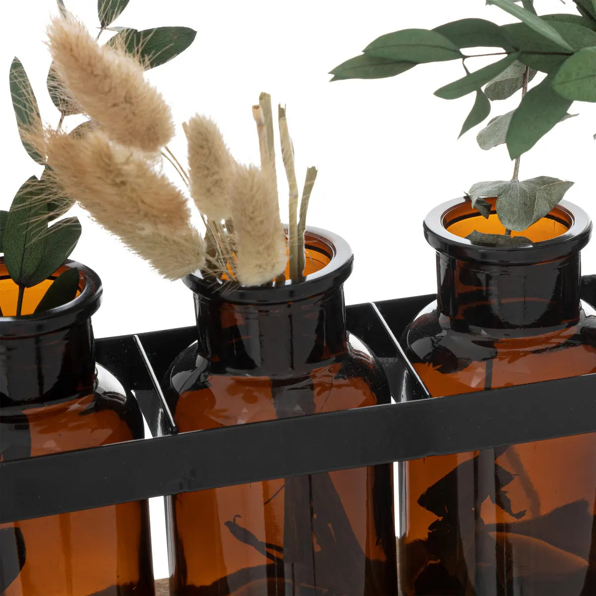 Set de 5 vaze de atmosferă din sticlă Le Café Bordelais, H.34cm