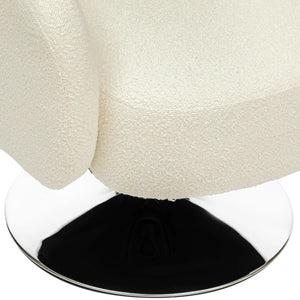 Fotoliu Atmosphera Edith, Chenille, Pivotant