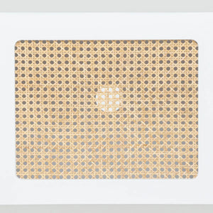 Comodă TV Atmosphere Cabras, 140x41.7x50 cm, MDF, Ratan