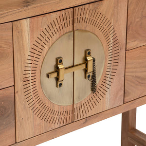 Masă consolă Atmosphere Jiling, 112 x 40 cm, salcâm