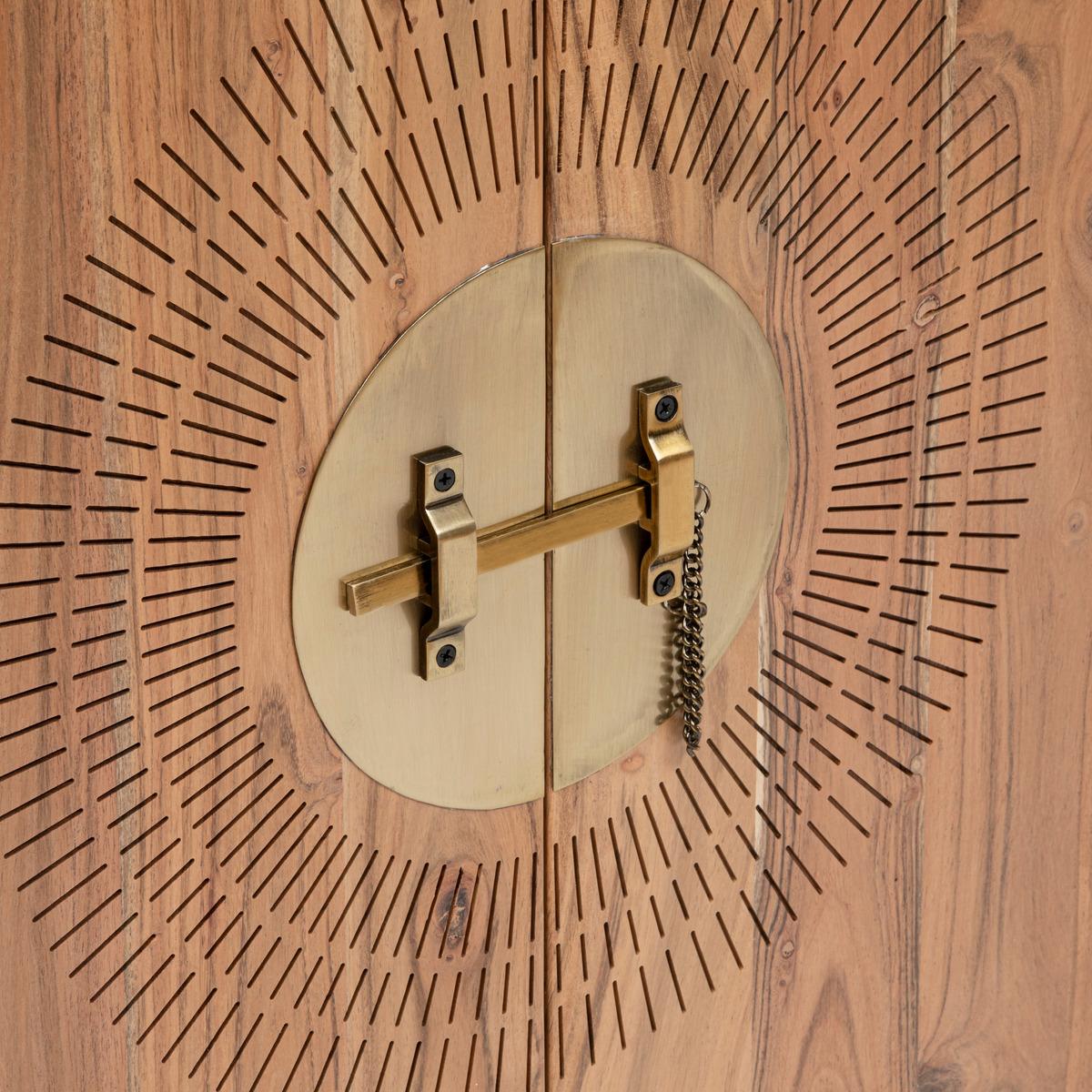 Comodă Atmosphera Jiling, 80x35 cm, Maro