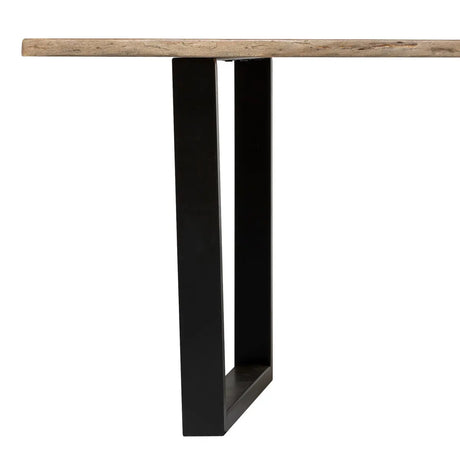 Masă de dining Skidal, 200x100 cm, lemn de salcâm,