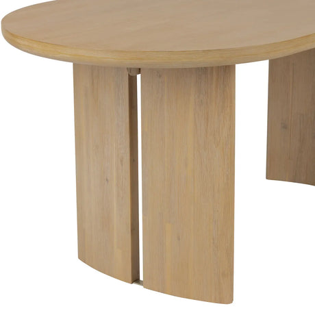 Masă de sufragerie Lousada, 180x90 cm, MDF, lemn de salcâm