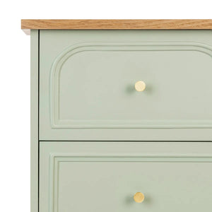 Comodă Atmosphera Mohea, 5 sertare, verde