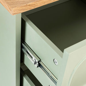 Comodă Atmosphera Mohea, 5 sertare, verde