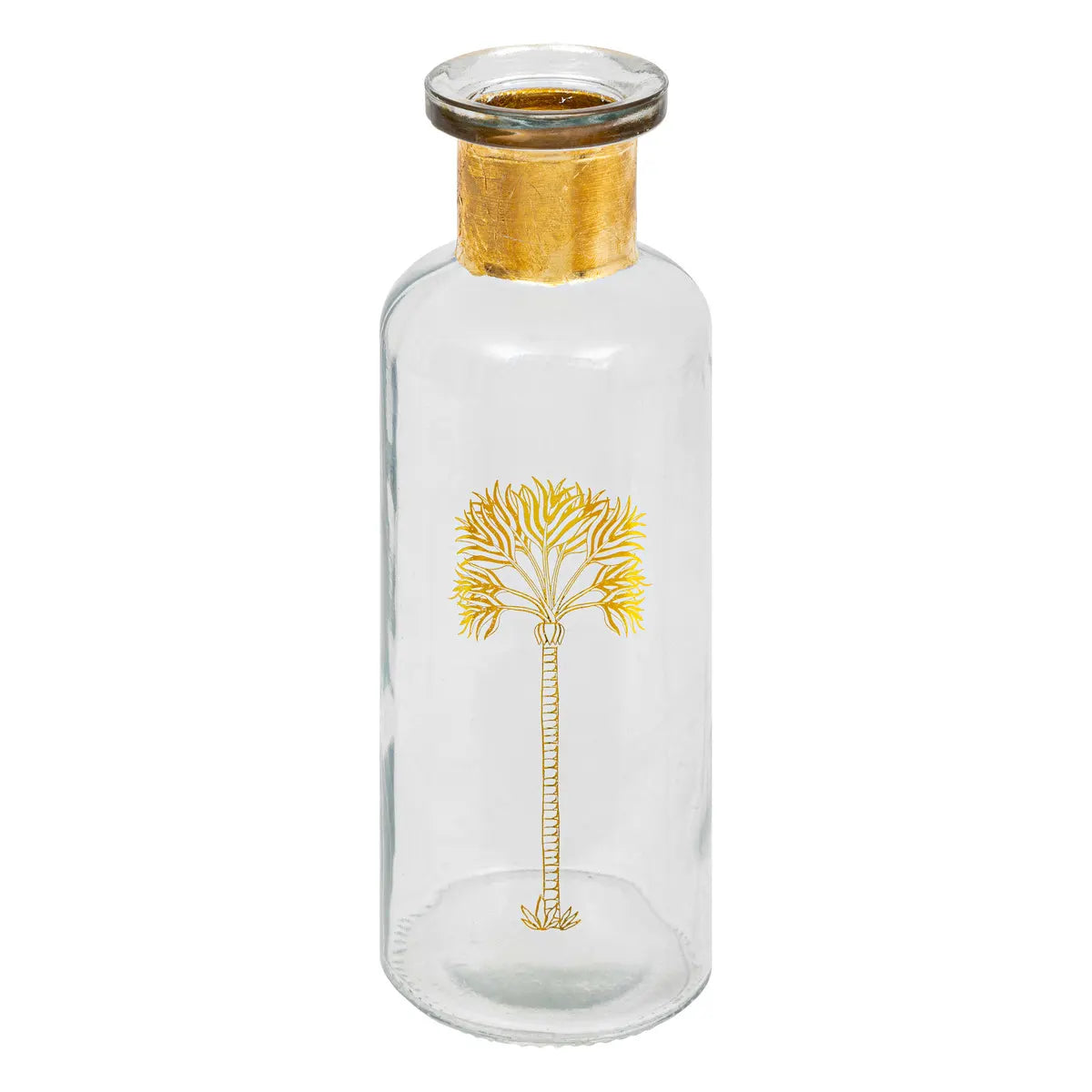 Vază Atmosferă Tropicală, Sticlă, 22 cm