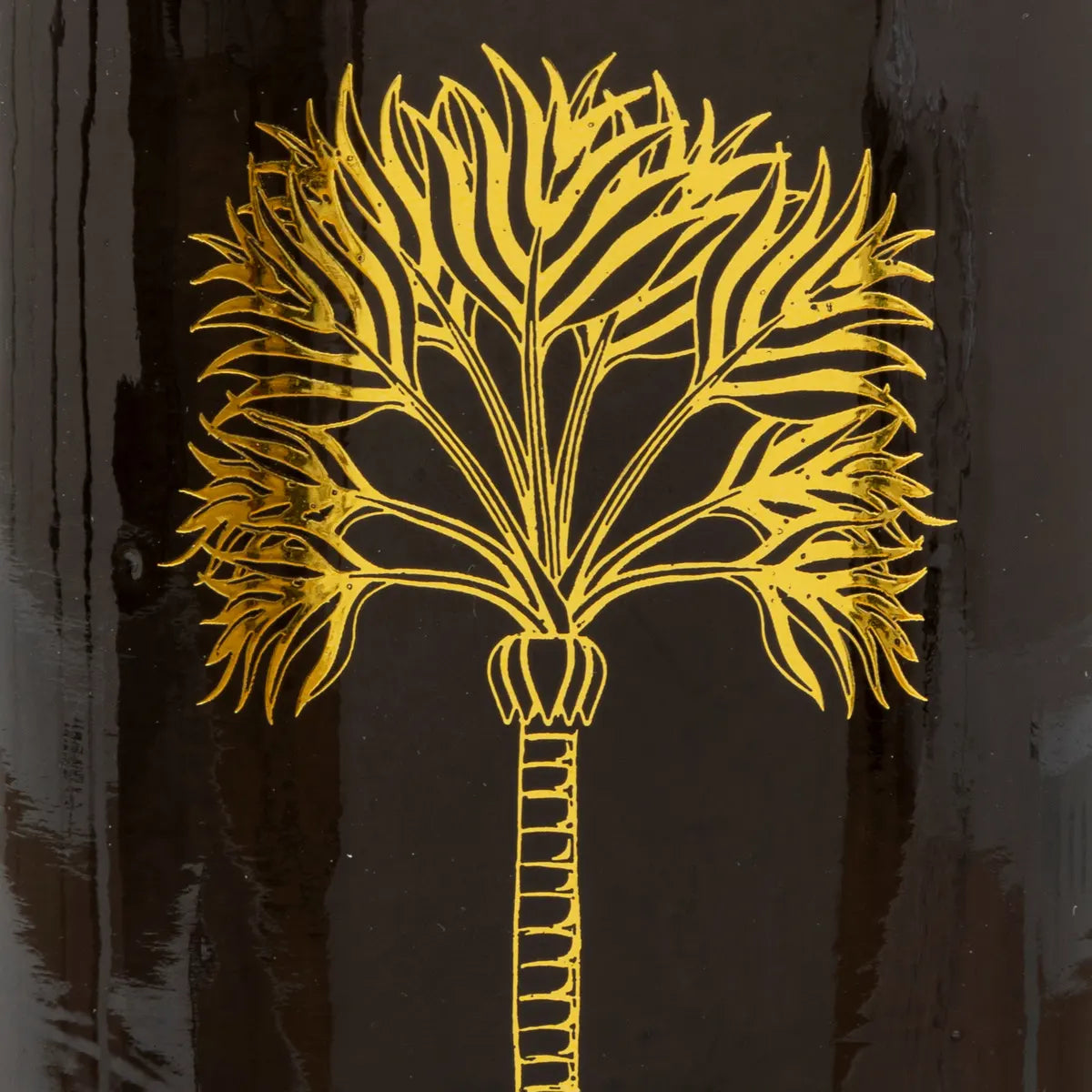 Vază Atmosferă Tropicală, Sticlă, 22 cm