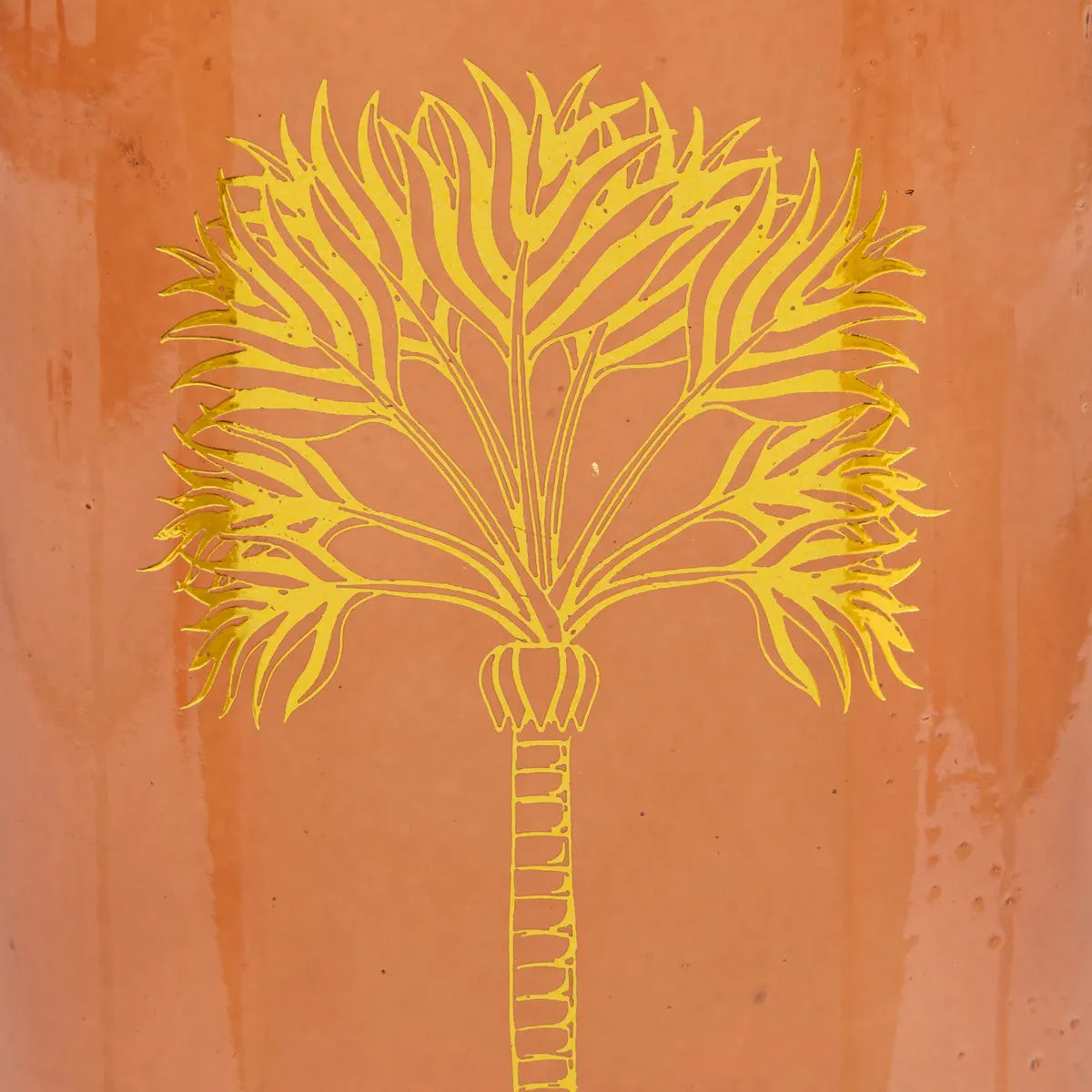 Vază Atmosferă Tropicală, Sticlă, 22 cm