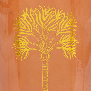 Vază Atmosferă Tropicală, Sticlă, 22 cm