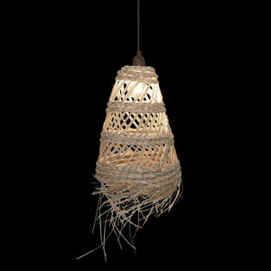 Lampă suspendată Atmosphera Lahys, 48 ​​cm, stuf