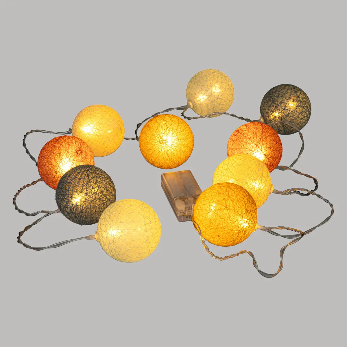 Ghirlandă luminoasă cu baterii pentru copii Atmosphera Oya, 10 bile, 175 cm, multicoloră