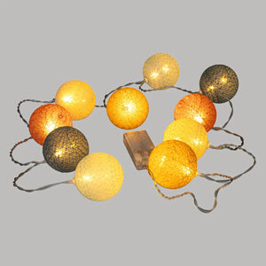 Ghirlandă luminoasă cu baterii pentru copii Atmosphera Oya, 10 bile, 175 cm, multicoloră