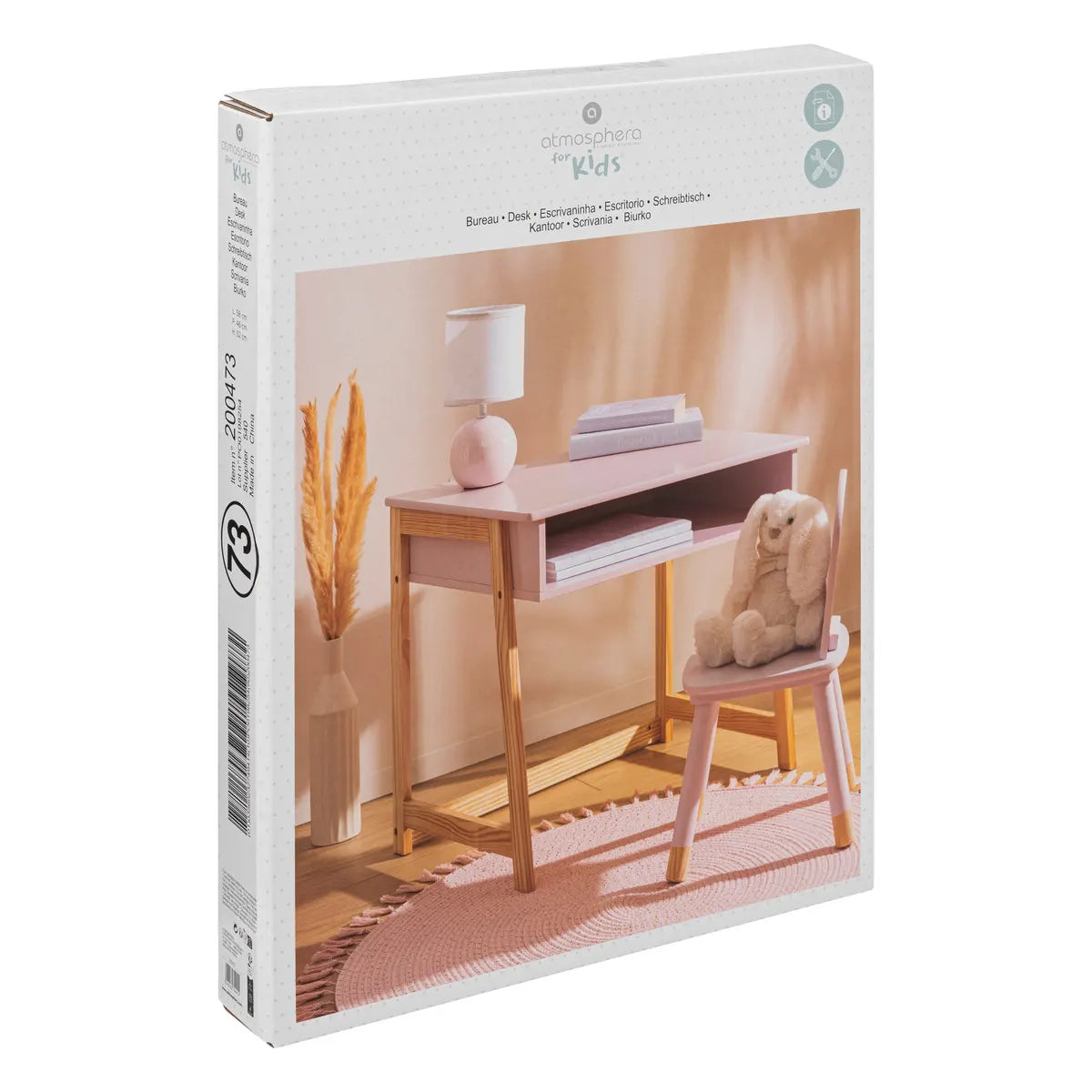 Birou pentru copii Atmosphera Baby, roz