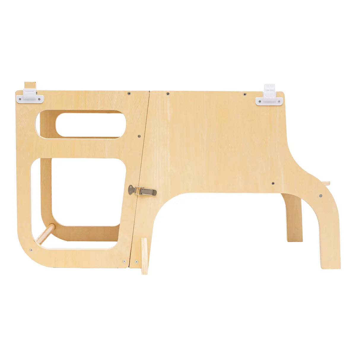 Masă-turn educațională Montessori 3 în 1 Atmosphera Alba, Lemn