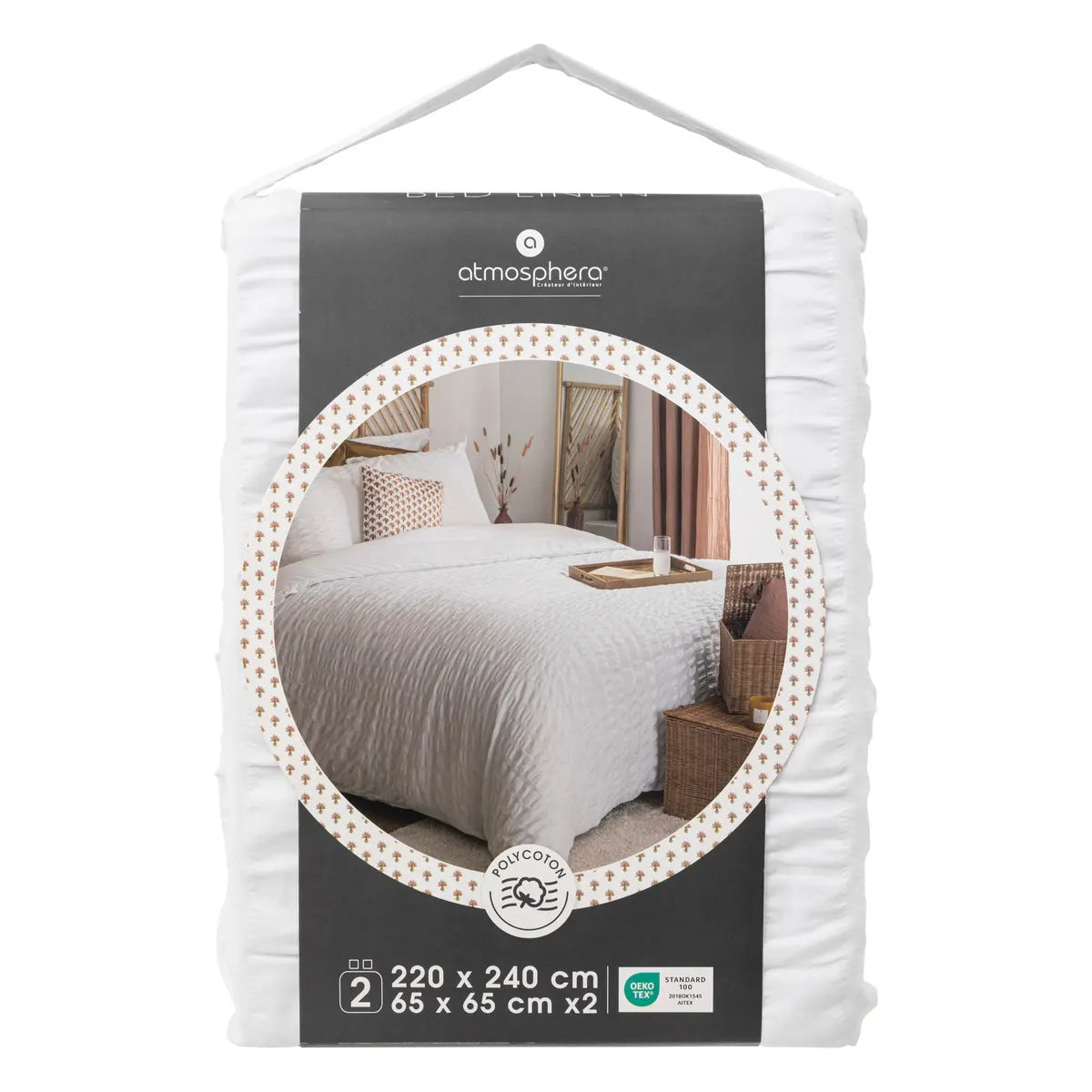 Lenjerie de pat Atmosphera Seersuck, 240x220 cm