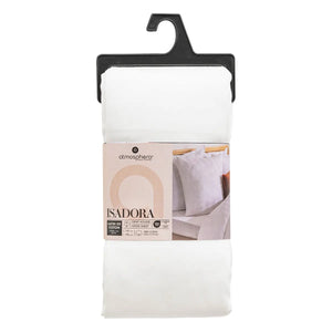 Cearșaf elastic Atmosphera, Satin, 140x190 cm, Alb