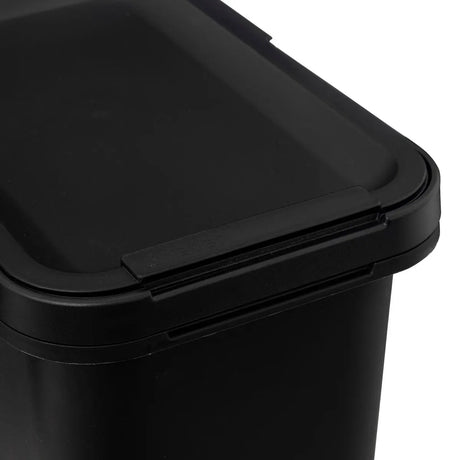 Coș de gunoi 5five, Plastic, 12 l, Cu capac rabatabil