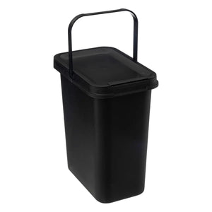 Coș de gunoi 5five, Plastic, 12 l, Cu capac rabatabil