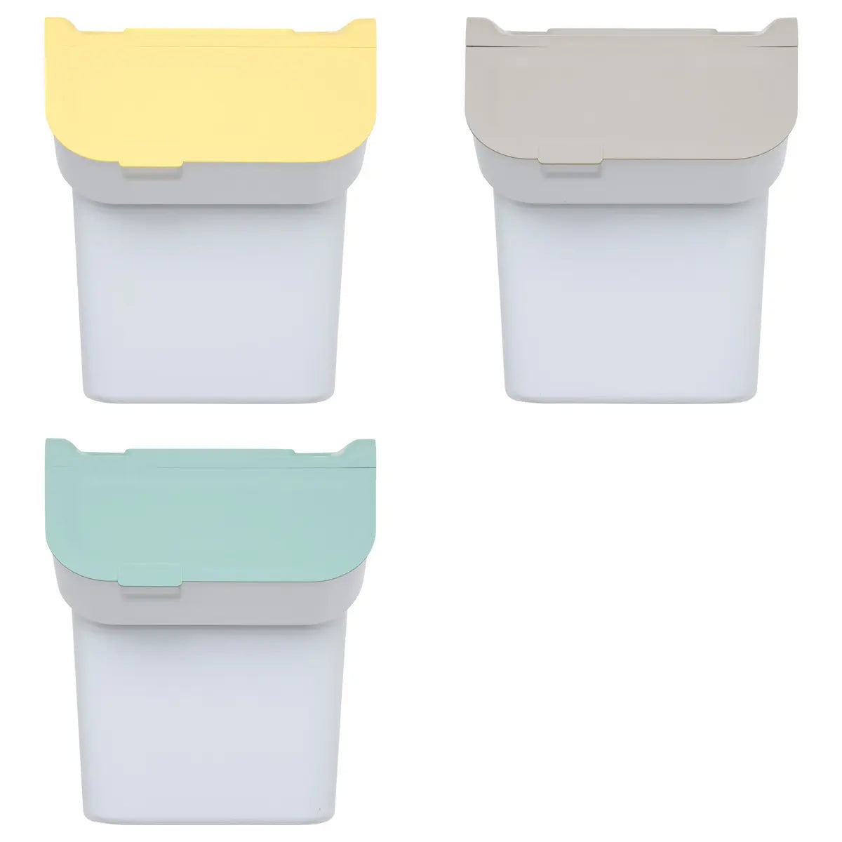 Coș de gunoi 5five, Plastic, 20 l, Cu capac rabatabil