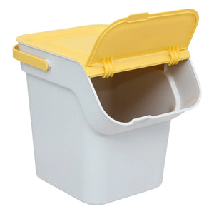 Coș de gunoi 5five, Plastic, 20 l, Cu capac rabatabil