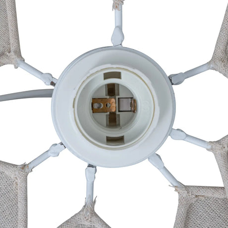 Lampă suspendată Atmosphera Petals, 100 cm, bej bej