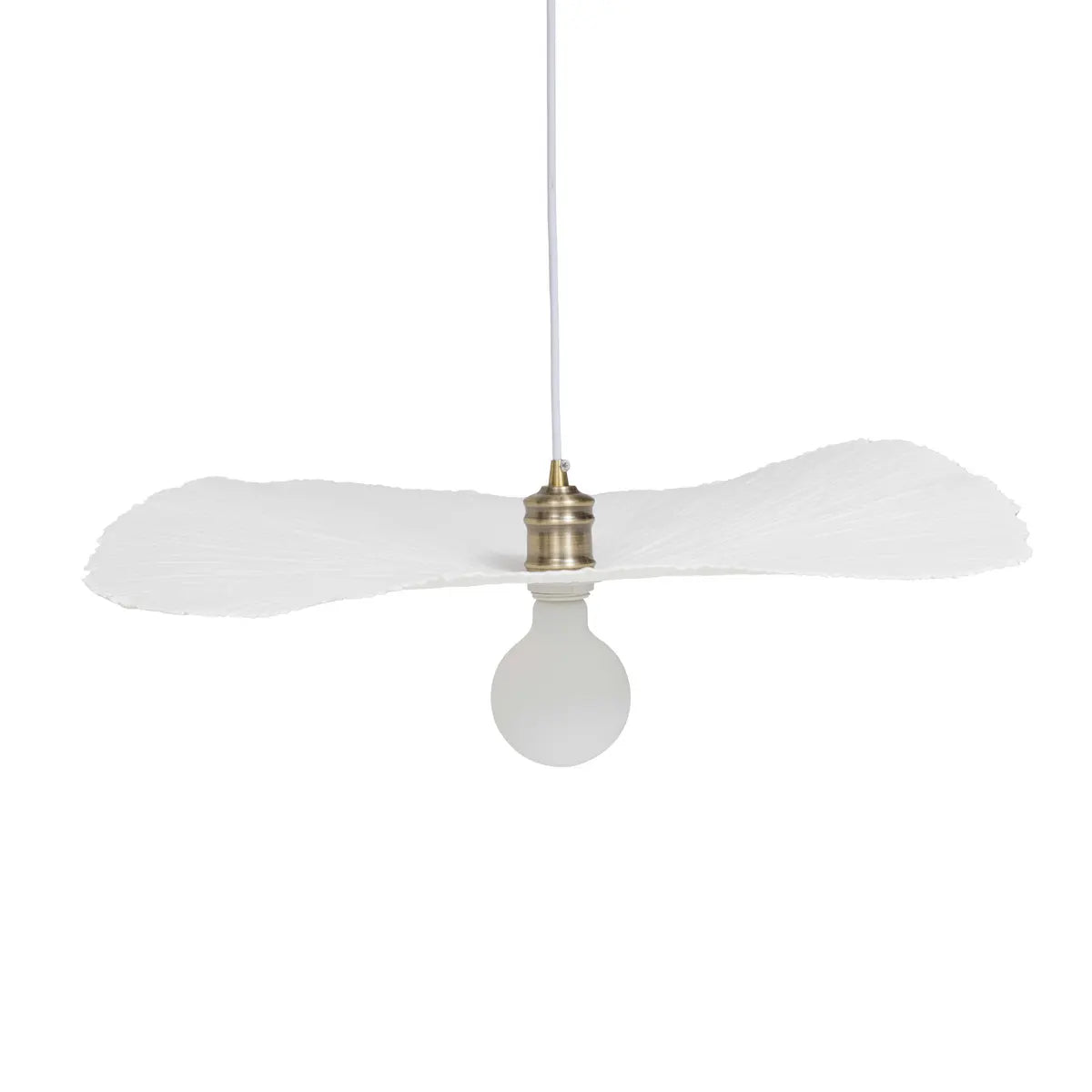 Pandantiv Atmosphere Tehani, 57 cm, alb