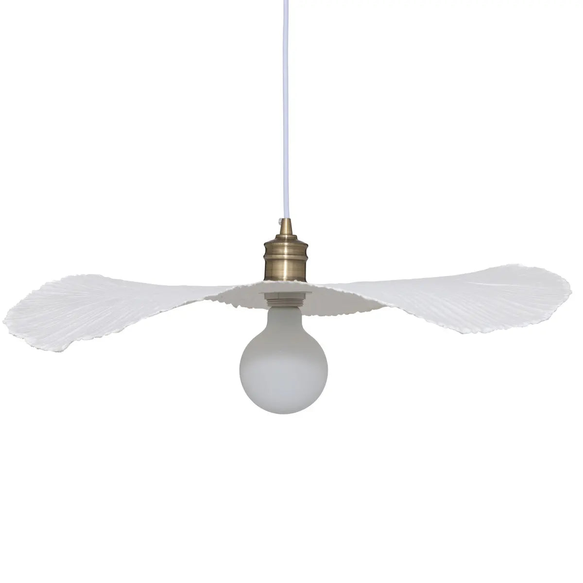 Pandantiv Atmosphere Tehani, 57 cm, alb