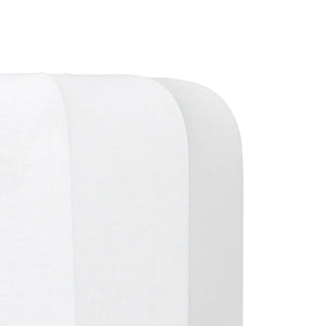 Lampă suspendată Atmosphera Tobie, 37 cm, bumbac alb