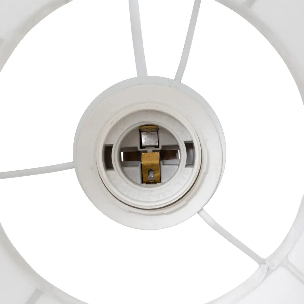 Lampă suspendată Atmosphera Tobie, 25 cm, bumbac alb