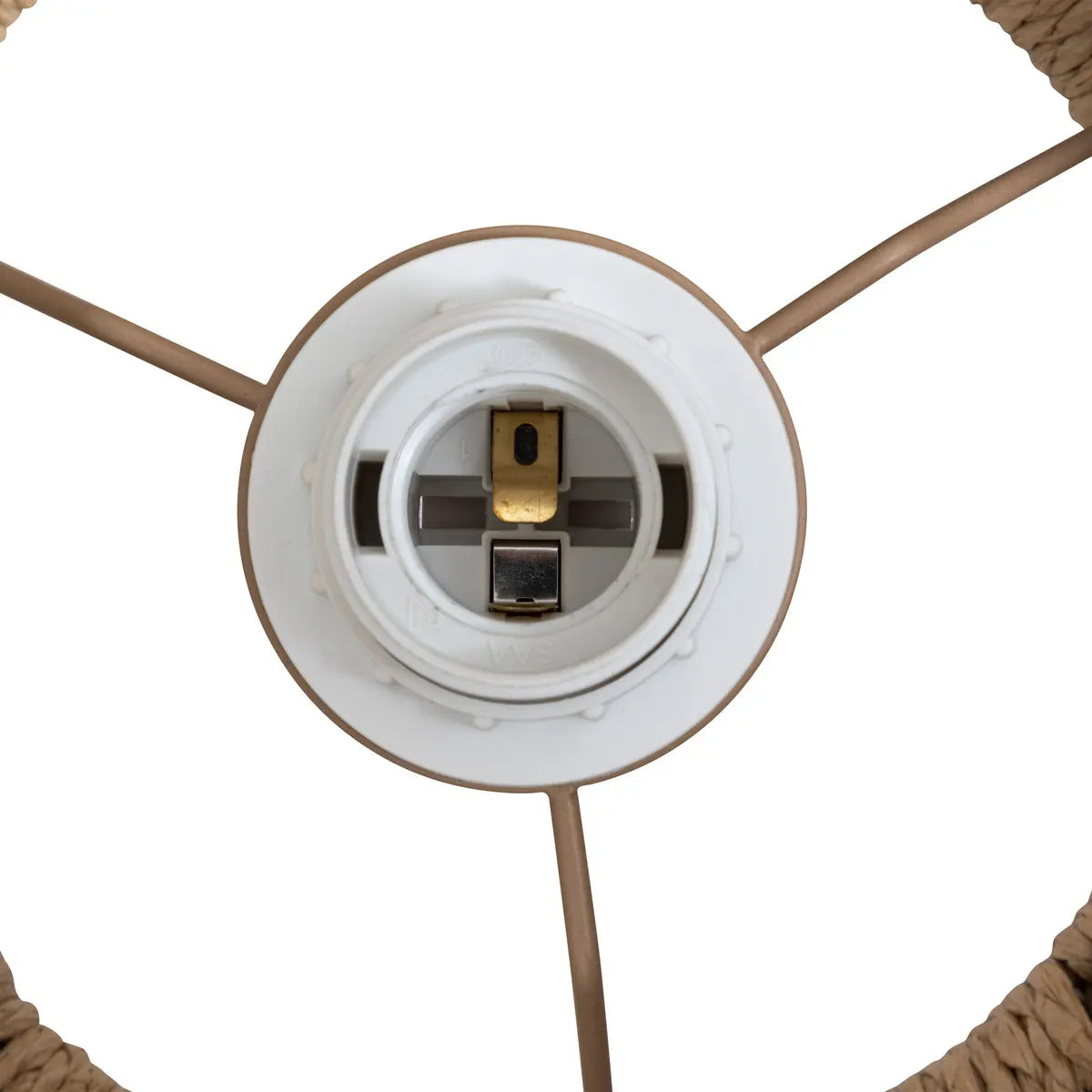 Lampă suspendată Atmosphera Ozan, 54 cm, Bej