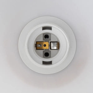 Lampă suspendată Atmosphera Travis, 25 cm, Sticlă, Alb