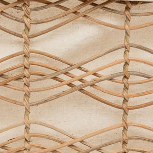 Set de coșuri de depozitare Atmosphera Rosy, L. 33/37/43/48 cm, Rattan