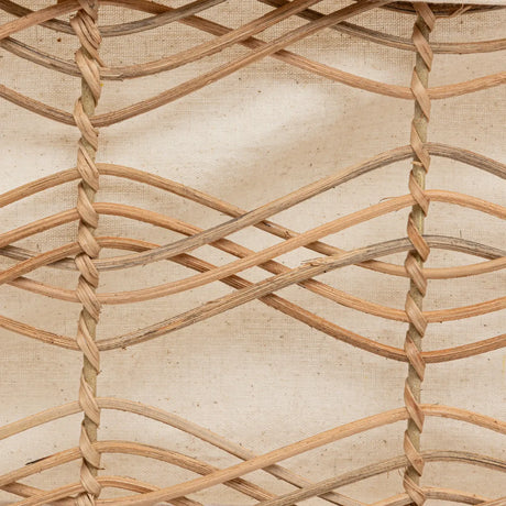 Set de coșuri de depozitare Atmosphera Rosy, L. 33/37/43/48 cm, Rattan