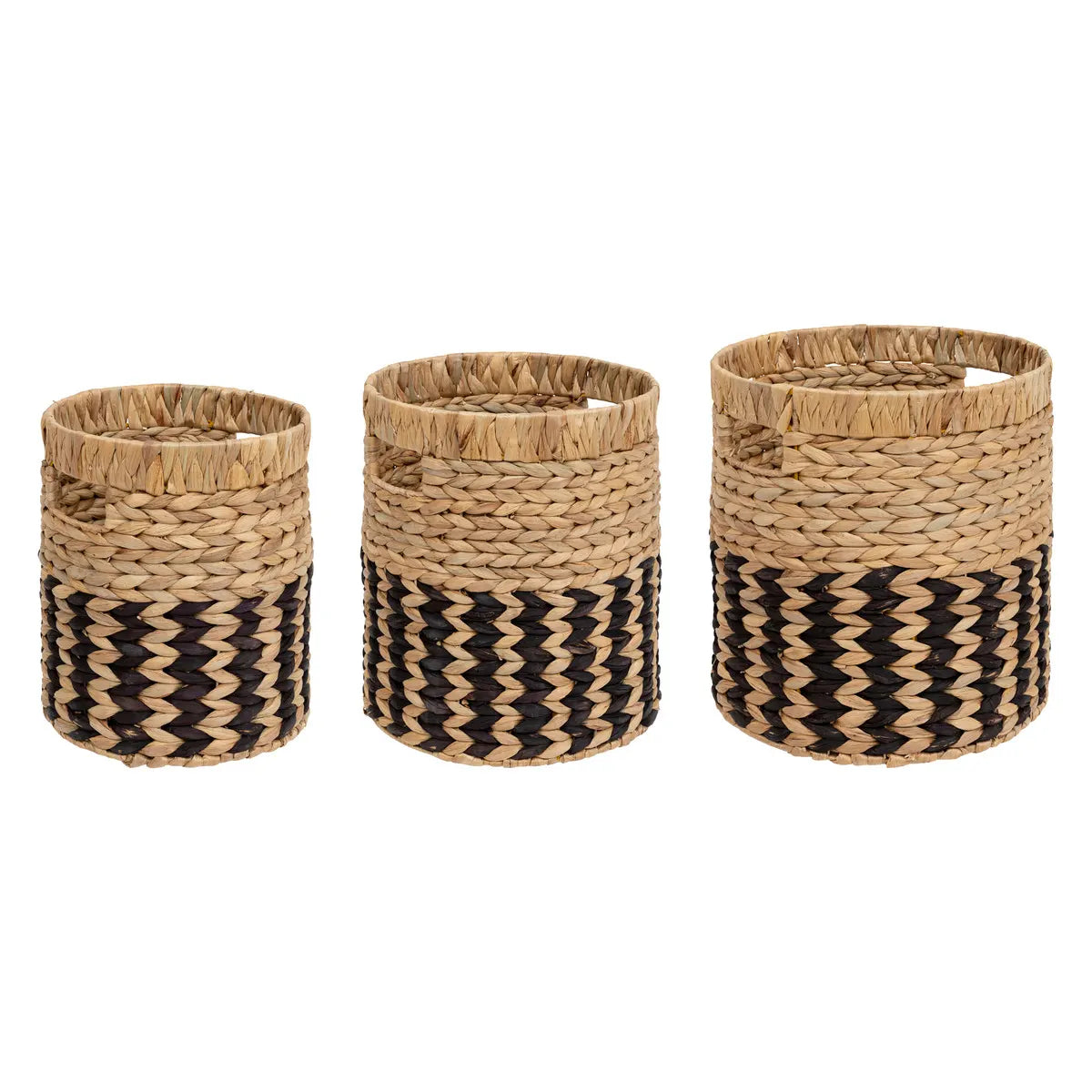 Set de coșuri pliabile Atmosphera Olive, L.26/30/35 cm, 3 buc.