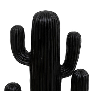 Cactus decorativ Atmosphere Rodrigo, 57 cm, Negru