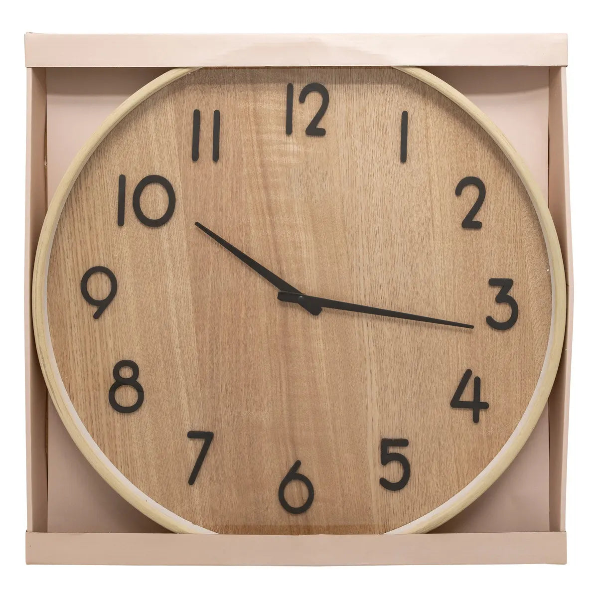 Ceas de perete Atmosphera Ivana, Lemn, Ø55 cm