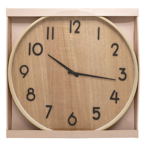 Ceas de perete Atmosphera Ivana, Lemn, Ø55 cm