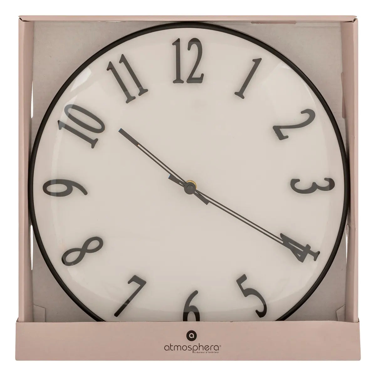 Ceas de perete Atmosphera Edgar, Ø35 cm, Plastic, 3D