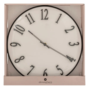 Ceas de perete Atmosphera Edgar, Ø35 cm, Plastic, 3D