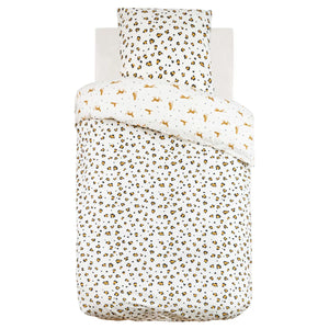 Lenjerie de pat reversibilă pentru copii Atmosphera Leopard, 140x200 cm, bumbac
