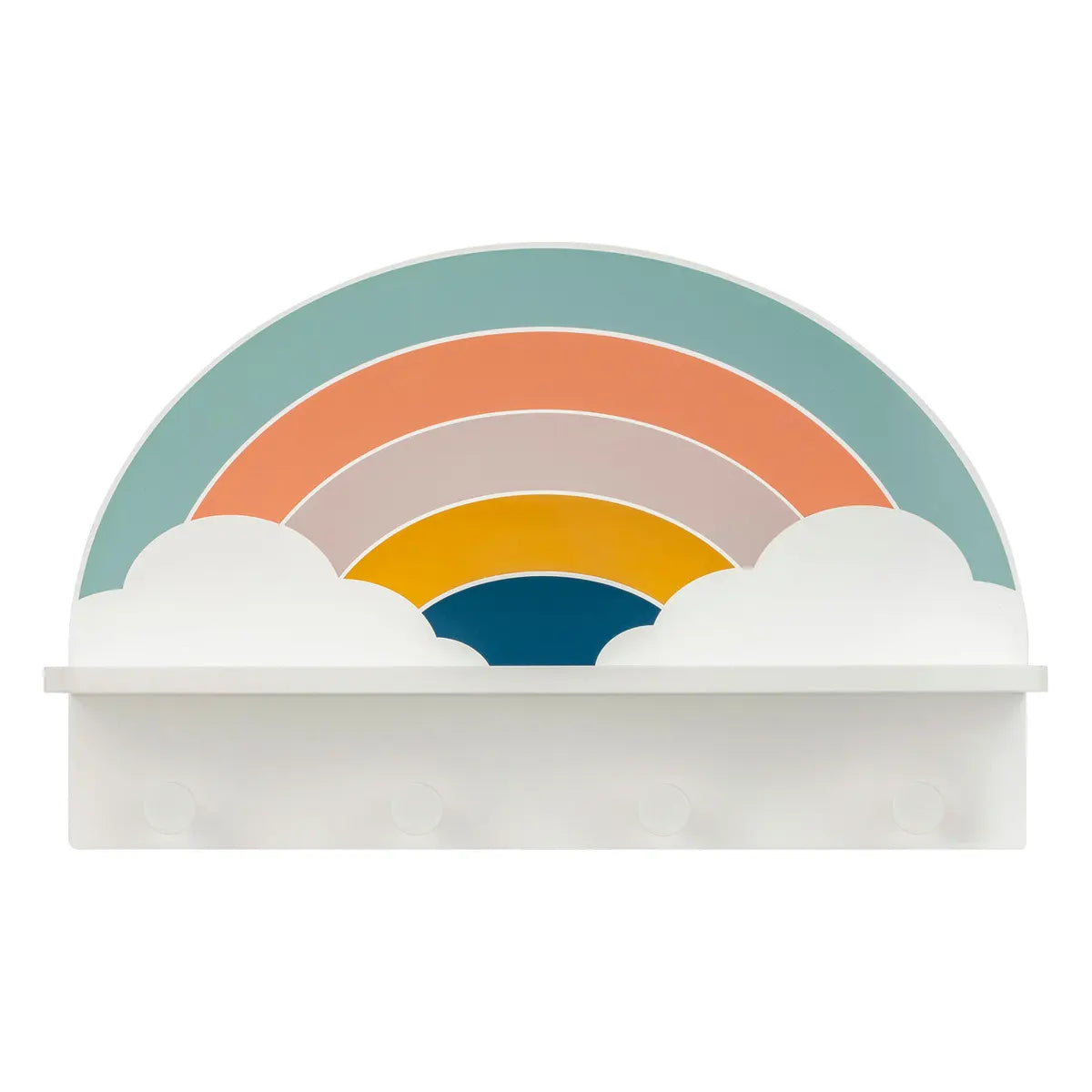 Cuier pentru copii cu raft Atmosphera Rainbow, MDF