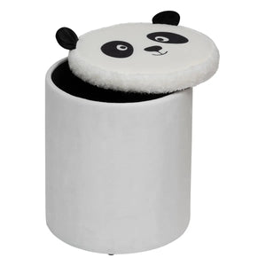 Puf pentru copii Atmosphere Panda, 30x38 cm