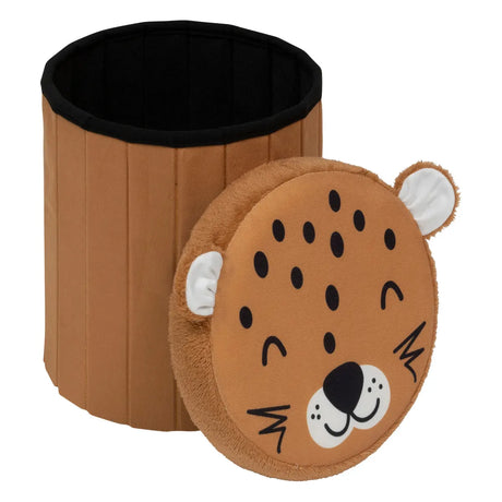 Puf pentru copii Atmosphere Leopard, 30x38 cm