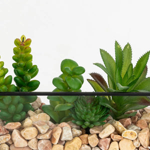 Terariu cu atmosferă de plante artificiale Pia, 20 cm